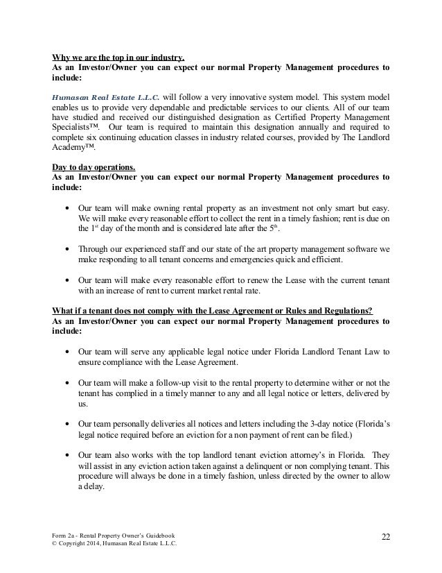 Humasan Real Estate Rental Property Owner Guidebook Humasan Real Estate Rental Property Owner Guidebook