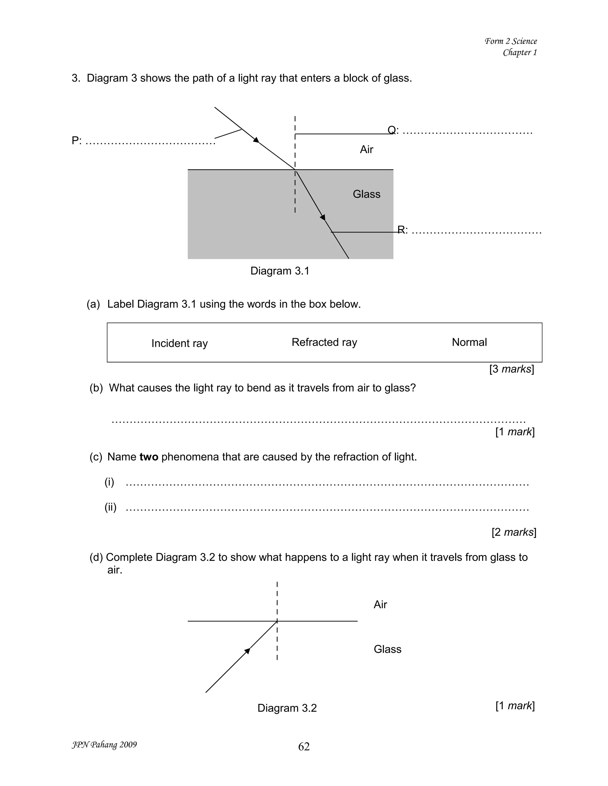 Form 2 chapter 1 | DOC