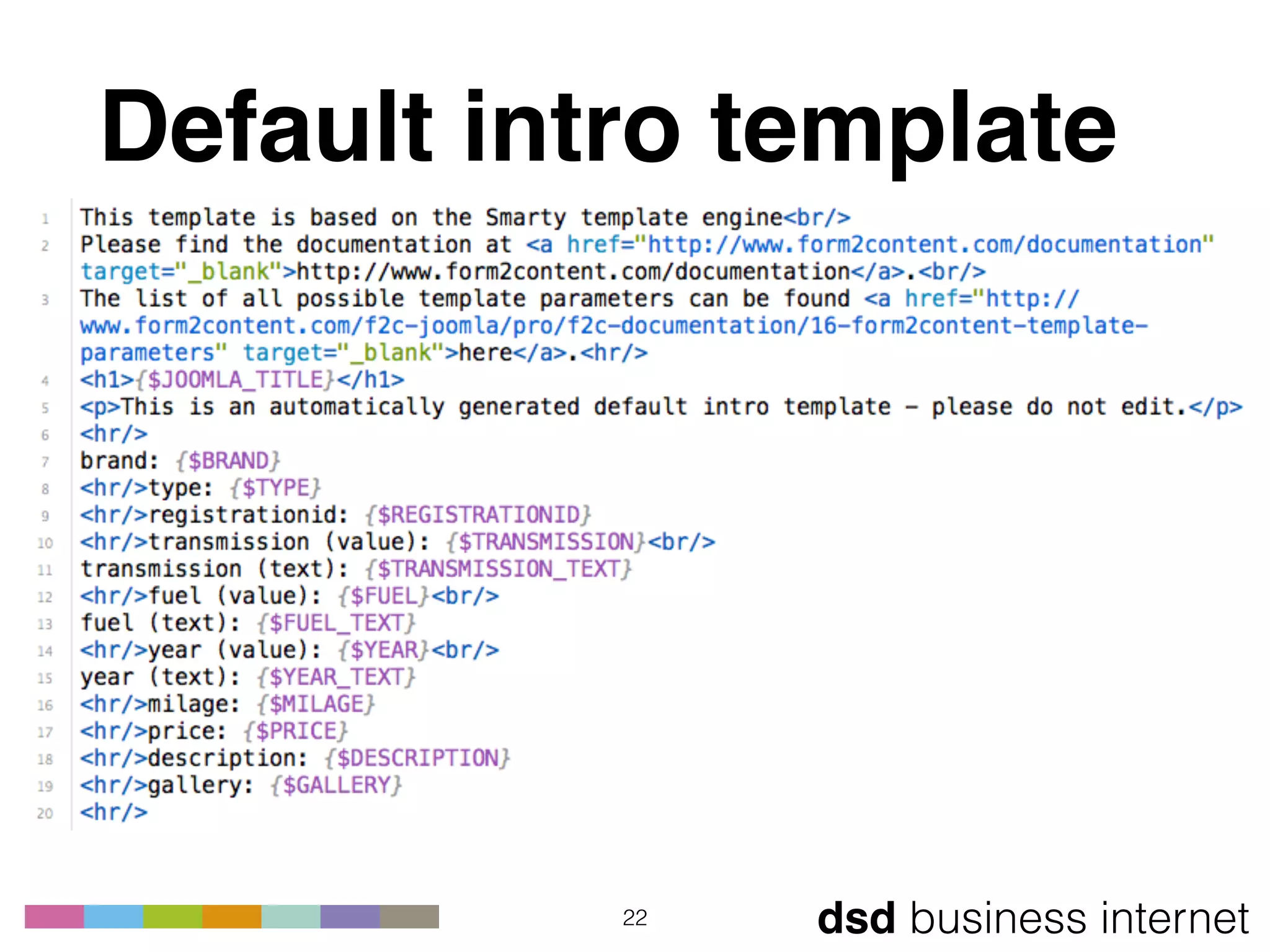 dsd business internet
Default intro template
22
 