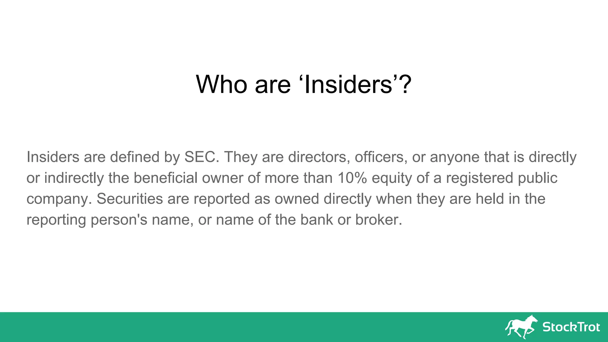 SEC Form 4 - Insider Transactions | PPT