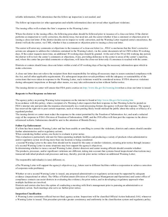 Form483 Warning Letter Issued To Pharmaceutical Companies By Bindu Ks 