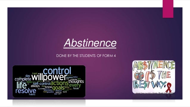 Abstinence essay