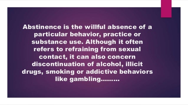 Sexual abstinence thesis image