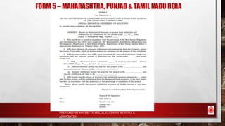 Form 5 & Case Studies in rera | PPTX | Business Accounting & Finance ...