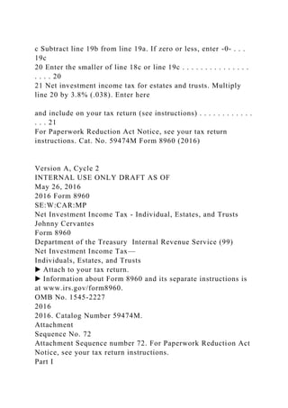 Form 8960Department of the Treasury Internal Revenue Serv.docx