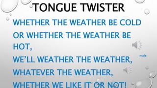 Form 9. Unit 5. Weather. Lesson 1. | PPT