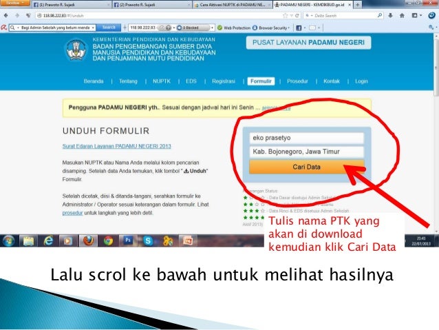 Cara Mendonload Form A01, A02, AO3