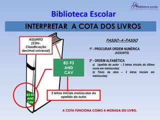 Estrutura da CDU
As divisões principais são 10:
0 . Generalidades
1. Filosofia.
Psicologia.
2. Religião. Teologia.
3. Ciências Sociais.
4. Classe vazia.
5. Ciências Exatas e Naturais.
6. Ciências Aplicadas.
7. Artes e Desportos.
8. Linguística. Língua.
Literatura.
9. Geografia. Biografia.
História.
Formação do utilizador
15
 