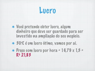 Formacao Preços para a Web