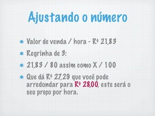 Formacao Preços para a Web