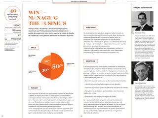 195 196
*early bird fee para pagamentos
confirmadas até um mês antes
do arranque do programa.
Para informações sobre inscrições,
políticas de adiamento e
cancelamento em:
fexecutivos@pbs.up.pt
3.900€*
120 horas
Módulo 1 2.400€ | Módulo 2 2.200€
Inclui Seminários
Presencial
PT
Rui Couto Viana
Doutor em Ciências Empresariais (2006), Mestre
em Ciências Empresariais - especialização em
Finanças (1999) e Licenciado em Gestão pela
Faculdade de Economia do Porto (1994). Professor
Auxiliar da FEP. Foi Diretor do MBA Excutivo da
Porto Business School entre 2015 e 2020. Foi
Diretor do Mestrado em Contabilidade e Controlo
de Gestão da FEP entre 2007 e 2015. Economista.
Consultor de empresas, perito e assessor técnico
de vários tribunais. Foi membro do INTACCT,
projeto europeu sobre a aplicação das IAS/IFRS
nos Estados da UE. Autor de artigos publicados
em revistas internacionais como Journal of
Wine Economics e Journal of Wine research.
Desempenhou funções na Coopers & Lybrand,
na Cosec - Companhia de Seguros de Crédito
e como gestor e liquidatário judicial.
Vasco Magalhães
Pós-Graduado em “Cultura e Ciência do Vinho”
pela Universidade Católica do Porto, Colaborador
em Master Classes na Universidade Católica
do Porto (Escola Superior de Biotecnologia),
Universidade de Trás-os-Montes e Alto Douro,
Universidade de La Rioja, Logroño, Espanha;
co-autor de livros do sector, foi o primeiro
português a frequentar o prestigiado “Institute
of Masters of Wine” ex membro da “Association
of Wine Educators, UK”. Conta com mais de 40
anos na industria do vinho.
DIREÇÃO DO PROGRAMA
PARA QUEM?
Com este programa os participantes conhecerão os frameworks
conceptuais das disciplinas base da Gestão e contactarão com a
sua aplicação aos negócios do Vinho. O programa está estruturado
para que, no futuro, as decisões de gestão dos participantes tenham
suporte teórico e benchmarking na indústria. Com este programa
o participante será capaz de:
—> Encontrar suporte teórico para as diversas decisões de Gestão;
—> Identificar pontos de referência para as suas decisões;
—> Dominar os processos gerais das diferentes disciplinas da Gestão;
—> Perspetivar as tendências, oportunidades e risco futuros do
negócio dos vinhos;
—> Enquadrar a sua atuação no negócio do Vinho.
As empresas terão neste programa uma oportunidade para
valorizar os seus colaboradores, sobretudo aqueles que não
tendo responsabilidades de gestão as podem vir a ter no futuro.
Adicionalmente, será também uma oportunidade para os
colaboradores com responsabilidades de gestão aprofundarem
os seus conhecimentos e trocar experiências com gestores
relevantes da indústria.
Este programa irá permitir aos participantes conhecer ou aprofundar
a gestão do negócio do Vinho. Os participantes com experiência
e formação de base nas áreas da viticultura ou da enologia podem
contactar com o conhecimento e experiência da gestão dos negócios
de vinho. Os produtores ou jovens executivos que todos os dias
lidam com esta indústria terão a oportunidade de contactar e trocar
experiências com relevantes gestores da indústria.
Assim, este programa procura construir um caminho suportado pelo
conhecimento das disciplinas-base da Gestão com a experiência de
quem toma decisões todos os dias no setor do Vinho.
Os destinatários principais deste programa terão formação de
base na área da enologia, viticultura e outras áreas técnicas não
associadas diretamente à Economia ou Gestão. Assim, os
produtores que pretendem desenvolver as suas empresas
atribuindo-lhes sofisticação de gestão e os profissionais das áreas
da enologia e da vitivinicultura são participantes que conseguirão
potenciar as suas experiências passadas.
Adicionalmente, todos aqueles que se pretendem envolver na
indústria e que podem já estar envolvidos como stakeholders
(investidores, potenciais investidores, fornecedores, etc).
BENEFÍCIOS
PORQUÊ?
WINE -
MANAGING
THE BUSINESS
Aliança entre a Academia e A Indústria: Um programa
desenhado por Professores e por Gestores. Desenvolver a
gestão do negócio do vinho com o suporte de Escola de Gestão
de Excelência e com gestores relevantes da Indústria do Vinho.
RELATIONAL
SKILLS
EXISTENTIAL
SKILLS
CONTEXTUAL
SKILLS
20%
30%
50%
SKILLS
#40
Finantial Times
European Business
School Ranking’19
[OpenExecEd]
PORTO BUSINESS SCHOOL OPEN EXECUTIVE PROGRAMMES
LEARNING JOURNEY PÓS-GRADUAÇÕES SOLUÇÕES PARA EMPRESAS
MBAs
THE BUILDING OF YOU
 