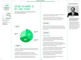 27 28
O programa está desenhado para quadros maioritariamente com
formação base fora da área de gestão, que evidenciem capacidade
para ocuparem, no curto ou médio prazo, lugares de chefia funcional
ou plurifuncional.
#40
Finantial Times
European Business
School Ranking’19
[OpenExecEd]
José Luis Alvim
“O Curso Geral de Gestão foi desenhado para
desenvolver as competências necessárias à
redução do gap entre o perfil funcional e o
perfil de gestão exigido pela empresa.”
Professor de Estratégia Empresarial na Porto
Business School, onde exerce também as funções
de Coordenador e Docente de programas de
formação para executivos e pós- graduação, e
consultor sénior. Desenvolveu uma longa atividade
na área empresarial – em simultâneo com a
atividade de docente universitário -, onde exerceu
funções de Direção e de Administração de várias
instituições financeiras e grupos económicos e,
ainda, de consultoria de um alargado número
de empresas e grupos empresariais.
DIREÇÃO DO PROGRAMA
PARA QUEM?
Para o Participante:
—> Aceder a uma formação integrada, sistémica e global que
abrange todas as áreas críticas da gestão empresarial, com a
consequente dotação de competências muito relevantes para o
gestor com ambição vencedora;
—> Beneficiar da dinâmica da estrutura do programa que está
orientada para uma relação única e intensa de grande proximidade
entre os Participantes e o Professor, com grande experiência
empresarial e sólida formação académica;
—> Usufruir de uma alargada rede de relações pessoais e profissionais
através de um envolvimento ativo e de uma intensa troca de
experiências entre participantes, especialistas e empresas;
—> Assistir a Master Classes conduzidas por oradores nacionais
e internacionais, em temas como Innovation, Estratégia e
Comunicação Organizacional, Design Thinking, Liderança,
Data Mining ou Digital Transformation;
—> Poder participar na Semana Internacional na LBS, uma das
melhores business schools do mundo;
—> Acesso a uma alargada rede de relações pessoais e profissionais pelo
contacto com participantes provenientes de organizações de destaque
nos setores onde operam;
—> Participação em visitas a empresas de referência onde os
participantes têm oportunidade de conhecer, viver e partilhar as
melhores práticas de gestão realizadas a nível nacional e internacional;
—> Admissão como membros da Porto Business School Alumni,
beneficiando do acesso a um conjunto de benefícios exclusivos
BENEFÍCIOS
PORQUÊ?
CURSO GERAL
DE GESTÃO
Desenvolver competências críticas de gestão alinhadas
com os desafios das empresas.
SKILLS
—> Programa em Escola de Negócios do top mundial: #40 Financial
Times European Executive Education ranking;
—> O Curso Geral de Gestão permite aos participantes com
aproveitamento no exame compreensivo a obtenção de 32 ECTS
na área de Ciências Empresariais: Gestão e Administração.
PT
*early bird fee para pagamentos
confirmadas até um mês antes
do arranque do programa.
Para informações sobre inscrições,
políticas de adiamento e
cancelamento em:
fexecutivos@pbs.up.pt
6.900€*
225 horas
Presencial
RELATIONAL
SKILLS
EXISTENTIAL
SKILLS
CONTEXTUAL
SKILLS
35%
35%
30%
PORTO BUSINESS SCHOOL OPEN EXECUTIVE PROGRAMMES
LEARNING JOURNEY PÓS-GRADUAÇÕES SOLUÇÕES PARA EMPRESAS
MBAs
THE BUILDING OF YOU
 