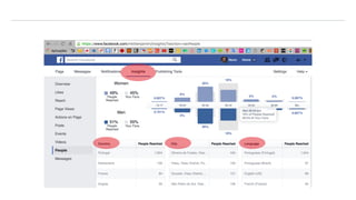 DICAS DE FACEBOOK “INSIGHTS“
 
