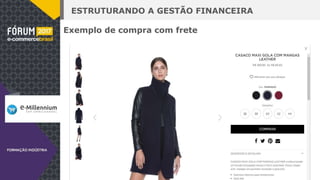 ESTRUTURANDO A GESTÃO FINANCEIRA
Exemplo de compra com frete
 