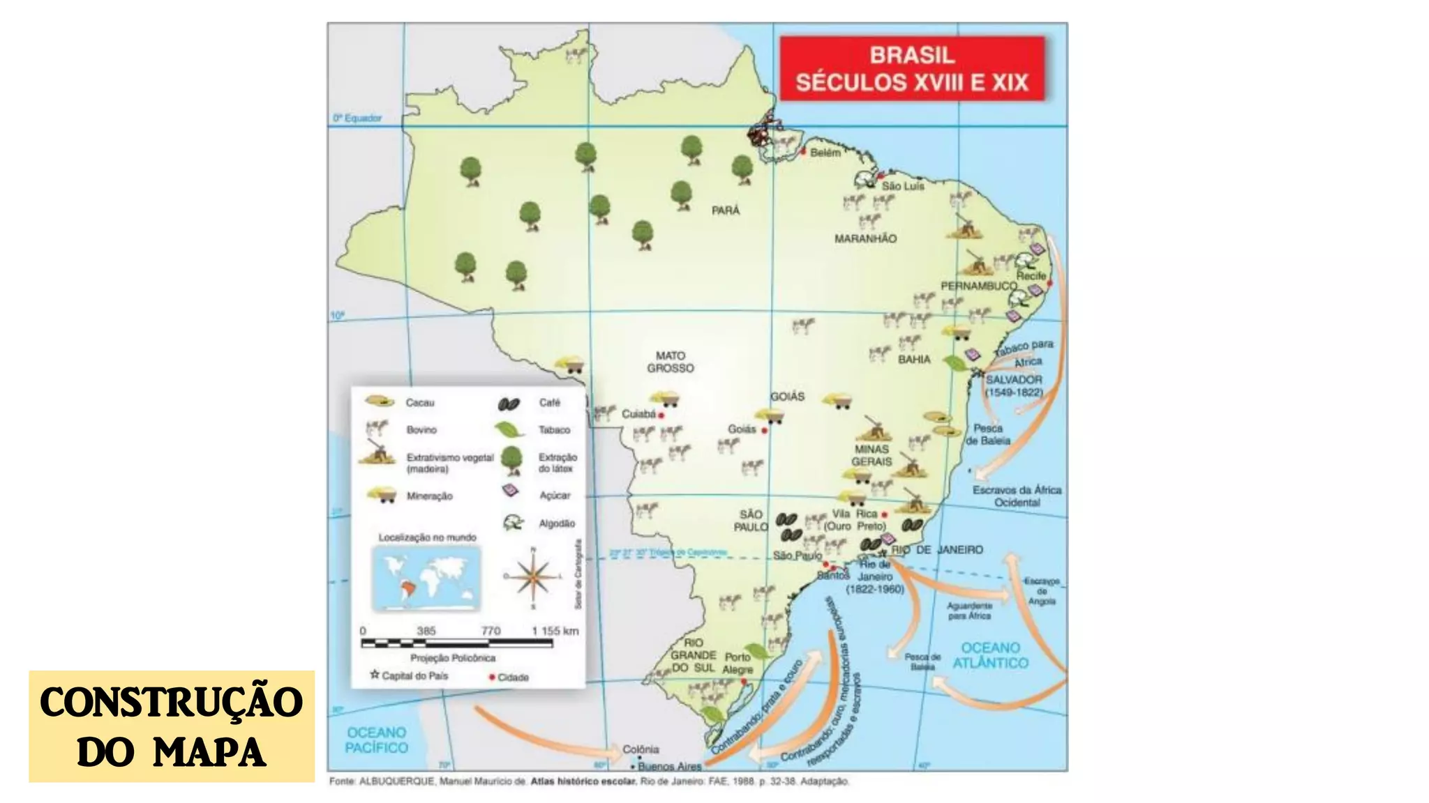 CONSTRUÇÃO
DO MAPA