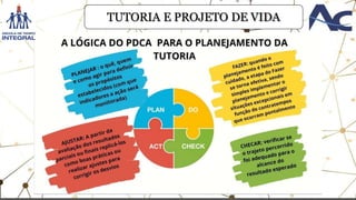.
TUTORIA E PROJETO DE VIDA
 