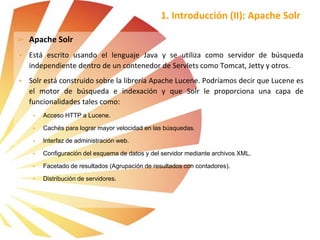 Formación apache Solr | PPTX