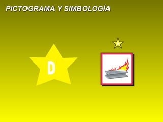 D
PICTOGRAMA Y SIMBOLOGÍAPICTOGRAMA Y SIMBOLOGÍA
 