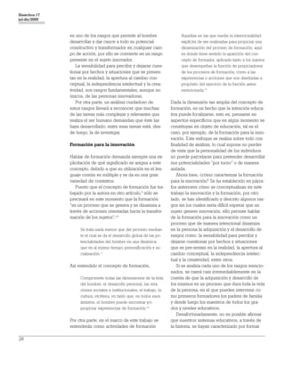 Formación de docentes para la innovación educativa | PDF