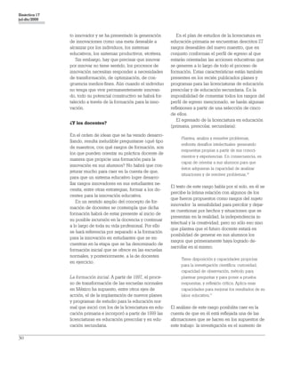 Formación de docentes para la innovación educativa | PDF