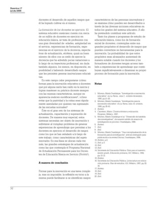 Formación de docentes para la innovación educativa | PDF