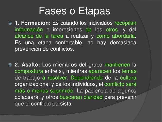 Formación de Grupos