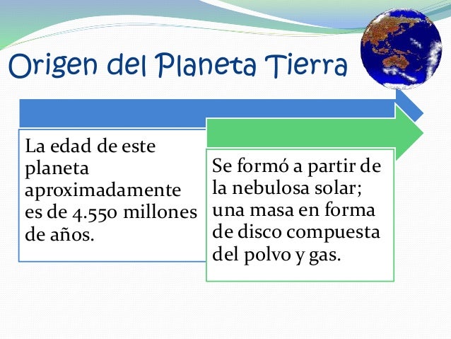 Formación del planeta Tierra Formación del planeta Tierra