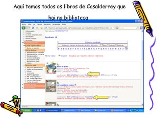 Aquí temos a Fina con 18 documentos escritos por ela  