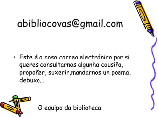 Se queremos saber cales son eses libros Pulsamos enriba do nome da autora e… 