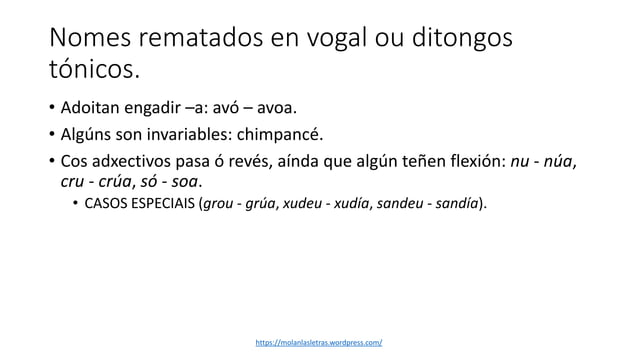 Formación do feminino | PPTX