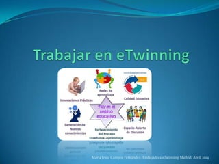María Jesús Campos Fernández. Embajadora eTwinning Madrid. Abril 2014
 