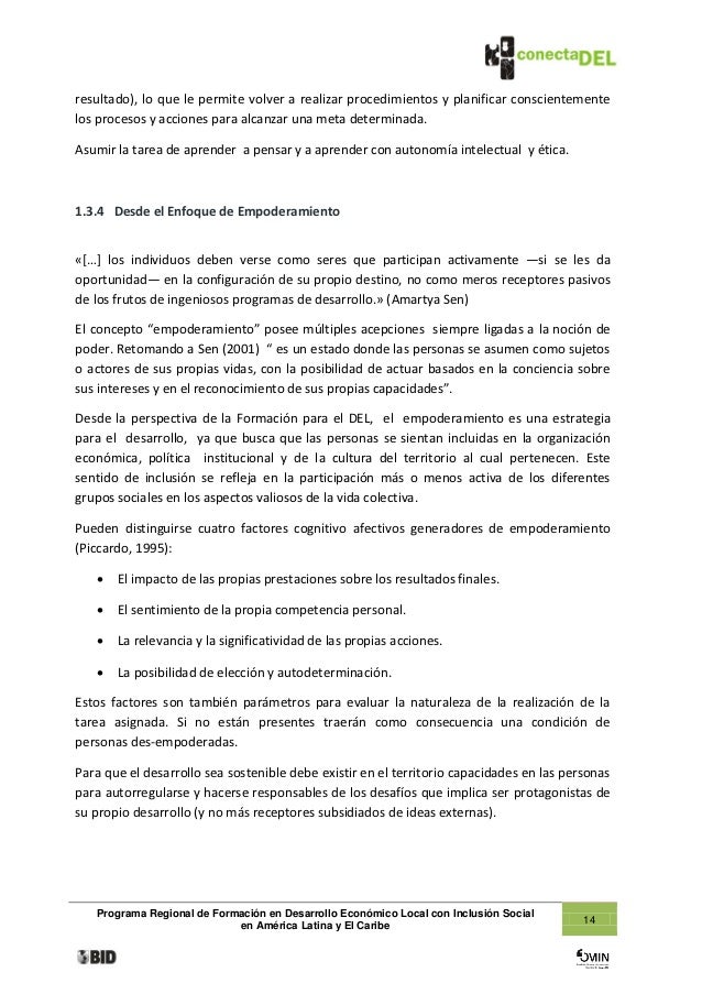 Formacion Para El Desarrollo Local Documento Base Formacion Para El Desarrollo Local Documento Base