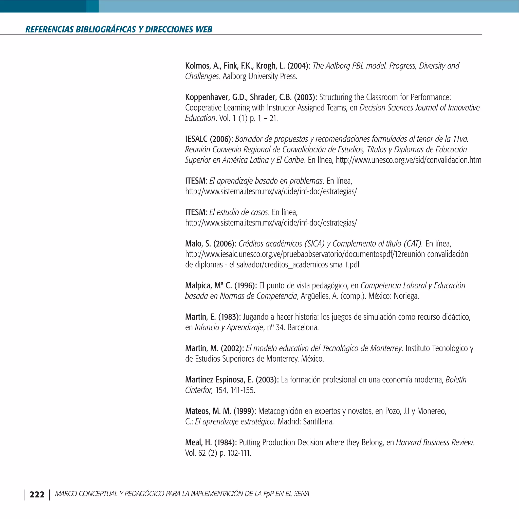 FormacióN Por Proyectos En El Sena