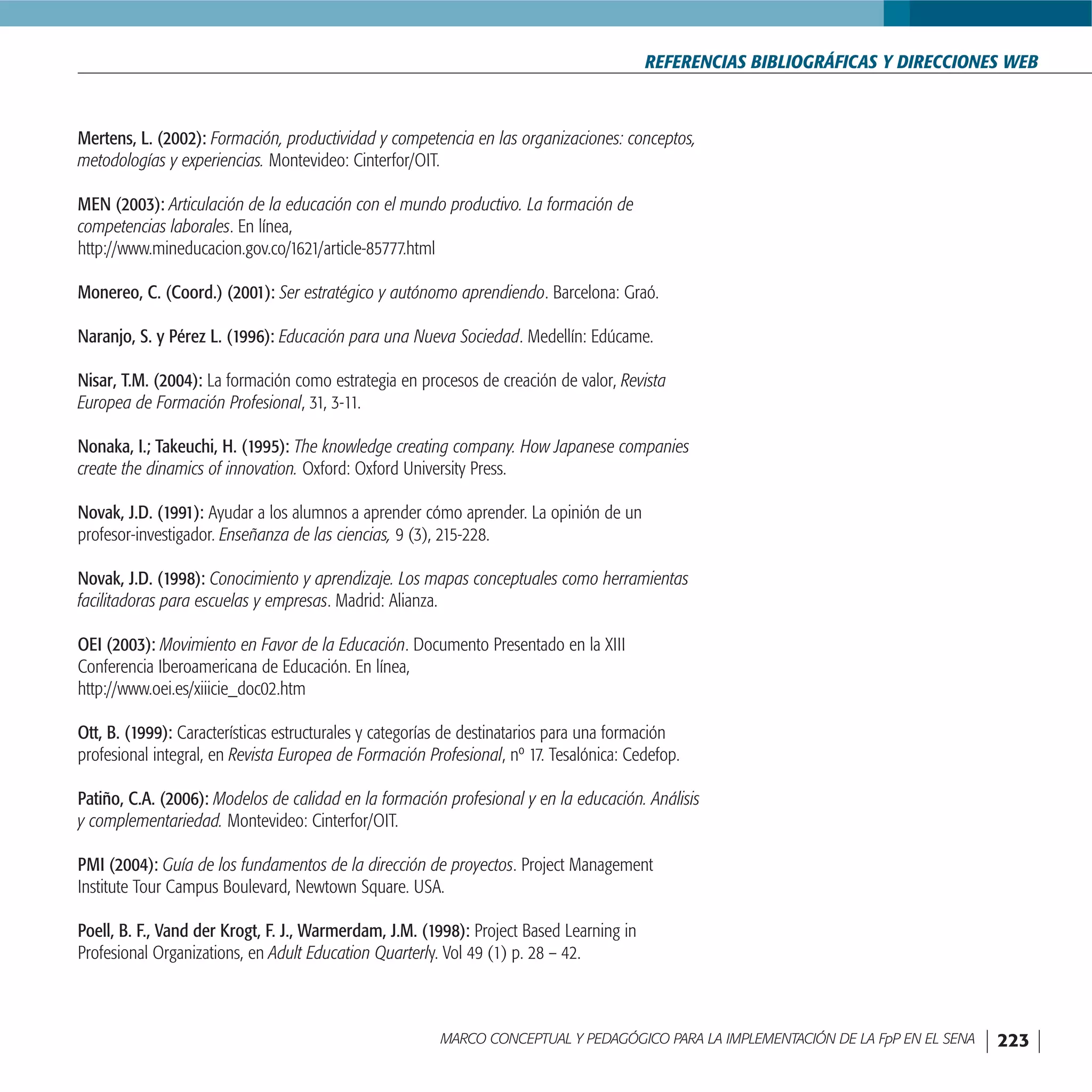 FormacióN Por Proyectos En El Sena