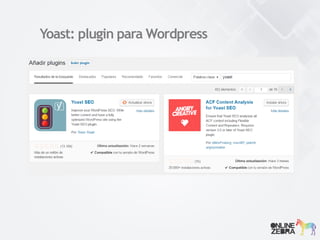 Yoast: plugin para Wordpress
 