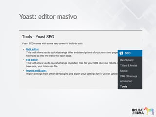 Yoast: editor masivo
 