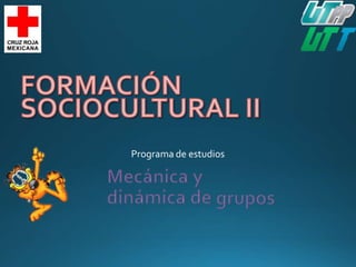 Programa de estudios
 