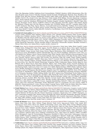 130 CAPÍTULO 2. TEXTO E IMÁGENES DE ORIGEN, COLABORADORES Y LICENCIAS
Alfaro, Isha, Mpeinadopa, JAnDbot, VanKleinen, Kved, CommonsDelinker, TXiKiBoT, Humberto, AS990, Enfrentamientos, Pólux, Dhi-
dalgo, Bucephala, Lnegro, Sertrevel, VolkovBot, Technopat, Galandil, Pmontaldo, Globalphilosophy, Matdrodes, House, BlackBeast, Alle-
borgoBot, Poxqo, Muro Bot, Feministo, BotMultichill, Gerakibot, SieBot, DaBot~eswiki, BOTarate, OboeCrack, Manwë, BuenaGente,
PipepBot, Chico512, Pla y Grande Covián, Xqno, Buhorya15, Tirithel, Jarisleif, HUB, GRHugo, Alvarodie, Eduardosalg, Leonpolanco,
Petruss, Alexbot, Ssigfrrido, Darkicebot, Açipni-Lovrij, Camilo, UA31, AVBOT, David0811, Dermot, LucienBOT, Diegusjaimes, DumZi-
BoT, Arjuno3, Luckas-bot, Xulianbaena, WikiDreamer Bot, Nallimbot, Dangelin5, ArthurBot, SuperBraulio13, Manuelt15, Xqbot, Jkbw,
Dreitmen, Ricardogpn, Torrente, Botarel, AstaBOTh15, Ilidan1314, Sioba, Hprmedina, Danie1996, Angelito7, Mister Roboto, Ripchip
Bot, Mathonius, Compralo Aqui al día, Miss Manzana, EmausBot, Savh, AVIADOR, Maluisse, Sofía M.C., Luniopleni, Rubpe19, Mer-
curioMT, Emiduronte, Waka Waka, Xpastor, Mdramos, AsociacionForosdeConciencia, MerlIwBot, TeleMania, Kevin kevin Condeña,
Renly, AvicBot, Vagobot, Arthur 'Two Sheds’ Jackson, Travelour, Mega-buses, LlamaAl, Elvisor, Asqueladd, Lau mendoza0301, Helmy
oved, Alazea, Busha217, Valen433, Addbot, Balles2601, EstebanCarv, JacobRodrigues, Clara123456, Mcoronam, Majito450, Aly Galpa,
Jarould, Elefantin y Anónimos: 372
• Sociedad civil (ciencia política) Fuente: http://es.wikipedia.org/wiki/Sociedad_civil_(ciencia_pol%C3%ADtica)?oldid=82556354 Cola-
boradores: Sanbec, Tano4595, Yakoo, Edupedro, Niqueco, Petronas, Caiser, Alfredobi, CEM-bot, Rastrojo, Xabier, Escarbot, MSBOT,
JAnDbot, Kved, TXiKiBoT, Humberto, Netito777, Razhy González, Nioger, Pólux, Gerwoman, Dhidalgo, Raystorm, Belgrano, Matdro-
des, BlackBeast, Muro Bot, Edmenb, SieBot, Eea, Ensada, Loveless, BOTarate, Correogsk, Ifuturo, Fadesga, Xqno, Tirithel, DragonBot,
Gallowolf, Alexbot, BodhisattvaBot, Macuro, UA31, Taty2007, AVBOT, Diegusjaimes, CarsracBot, Arjuno3, Andreasmperu, Luckas-bot,
Nallimbot, Ptbotgourou, Vic Fede, Cheposo, OCabazo, Jhonge, ArthurBot, SuperBraulio13, Xqbot, AnselmiJuan, PepeMallorca, Kami-
kazeBot, Ripchip Bot, Manuchansu, Afrasiab, EmausBot, Rubpe19, Albertojuanse, WikitanvirBot, Pierpietro, MerlIwBot, Xironteles12,
Mariano Chávez, Helmy oved, Atalanta Mexico, Legobot, Jarould y Anónimos: 81
• Estado Fuente: http://es.wikipedia.org/wiki/Estado?oldid=82521349 Colaboradores: Zuirdj, Suisui, Sabbut, Moriel, JorgeGG, Lourdes
Cardenal, Sanbec, Wolfgang1018, Forza4, Dodo, Agperez, Tano4595, Murphy era un optimista, Barcex, Yakoo, Jag2k4, DanielCarda-
ci, Gengiskanhg, Porao, Fmariluis, AlGarcia, Arrt-932, Huhsunqu, Robotico, Kordas, Niqueco, Richy, Taragui, Chlewey, Soulreaper,
Petronas, Pabloa98, Airunp, Aeveraal, Taichi, Emijrp, Silvestre, Magister Mathematicae, Kokoo, RobotQuistnix, Yrbot, Amadís, BOT-
Superzerocool, Varano, MI GENERAL ZAPATA, Mortadelo2005, Equi, Jyon, Beto29, KnightRider, JohnGalt1812~eswiki, Libero, Ca-
rutsu, Banﬁeld, Dove, Maldoror, Cheveri, Chlewbot, Ketamino, Filipo, Nihilo, Jorgechp, Aleator, BOTpolicia, Qwertyytrewqqwerty, CEM-
bot, Laura Fiorucci, Renebeto, JMCC1, Azsermm, Kerberosdelhades, Rafa sanz, Efegé, Retama, Eli22, Baiji, Rastrojo, Dorieo, Montgo-
mery, FrancoGG, Thijs!bot, Alvaro qc, Xabier, JG92, Escarbot, Yeza, RoyFocker, Guille, Isha, ArielRC, Gusgus, JAnDbot, Pepelopex,
Kved, Mabeth, Beta15, Ronaldlj20, TXiKiBoT, Hidoy kukyo, Netito777, Jeromo63, Pedro Nonualco, Idioma-bot, Pólux, Dhidalgo, Ul-
trasiete, Tronch, VolkovBot, Snakeyes, Technopat, Galandil, Queninosta, Belgrano, Le K-li, Matdrodes, DJ Nietzsche, BlackBeast, Shoo-
ke, Lucien leGrey, Tatvs, Muro Bot, Edmenb, Nehuenranger, Jmvgpartner, SieBot, Cobalttempest, Rigenea, Drinibot, Bigsus-bot, Dark,
BOTarate, Mel 23, Manwë, Pascow, Pedro Felipe, Handradec, Mafores, Xqno, Tirithel, Mutari, Jarisleif, Javierito92, ReyBajista, Son-
saz, Emekoloton, Eduardosalg, Danidvt, Edubucher, Francisco José Peña, Leonpolanco, Pablo323, Lord illidan, Petruss, Pnlargo, BetoCG,
Omarbautistag, Raulshc, Açipni-Lovrij, Alonso riv32, Camilo, UA31, Shalbat, Hiphopcolombiano, AVBOT, Elliniká, AnaKiacity, Dagane,
Dj-arn, MastiBot, Hemingway10, Gochuxabaz, Angel GN, Tanhabot, Gonce, Diegusjaimes, MelancholieBot, HerculeBot, Arjuno3, An-
dreasmperu, Luckas-bot, Ptbotgourou, Blue-Haired Lawyer, Dangelin5, Jorge 2701, 2deseptiembre, AQZWiki, Nixón, JCHA, Jonnathan
Leal, Nicolás JC, SuperBraulio13, Xqbot, Jkbw, Rubinbot, Dreitmen, Dossier2, EnlazaBOTquote, Ricardogpn, Komalantz, RubiksMas-
ter110, Pedropiedra, Jakeukalane, TobeBot, Halfdrag, RedBot, Vubo, BF14, Análisis+crítica, Wikielwikingo, Nicolas Chulbau, Untercio,
Lizzzie, JoseFrank21, Yago AB, Santamaradona, Jack Blame, TjBot, Ripchip Bot, Started, Tarawa1943, Foundling, Bolt58, Fjsalguero,
Miss Manzana, Afrasiab, Savh, AVIADOR, ZéroBot, HRoestBot, Macarena DallArgine, Grillitus, Loka-1234, Rubpe19, SebastianRC,
Emiduronte, Kilimaru, Jcaraballo, BRY4, Waka Waka, Hiperfelix, Carrousel, XanaG, Abián, MerlIwBot, GMoyano, JABO, Jorgenev,
Felipepe07 27, Jaluj, Gauchodeciudad, Vagobot, Sebrev, MetroBot, Invadibot, Mariaazulperoni, Juanjulioalfaya, Carliitaeliza, Vetranio,
Apesiof, Érico Júnior Wouters, Ludmila1985, Creosota, Asqueladd, DanielithoMoya, Nachoel311, Helmy oved, Jumanji27, Jlborgesa,
Vogone, Gaby-f-2012, Peajose2012, Peajosefelipe, Zerabat, Miguel2706, Lautaro 97, Jacopoilmatto, Jose nnnn, Ivanretro, Addbot, ,
Balles2601, Eduardocontracultura91, Lyones, Churrasco italiano, LionkingI, Saectar, Elaf88, Garlan the Gallant, Marla Pérez Jiménez,
Emilio.sotor, Aniol, MrCharro, Jarould, BenjaBot, Juan José Mozart, Pipewiki14, Lectorina, PS4craftero y Anónimos: 642
• Estado Moderno Fuente: http://es.wikipedia.org/wiki/Estado_Moderno?oldid=82843326 Colaboradores: Joseaperez, Lourdes Cardenal,
Rosarino, Tano4595, Yakoo, Robotico, Magister Mathematicae, Txo, Cheveri, Nihilo, Laura Fiorucci, Danny10orama, Sanmanuelse, Es-
carlati, Dorieo, Srengel, Ángel Luis Alfaro, Arcibel, Netito777, Phirosiberia, Pólux, Biasoli, Cinevoro, Snakeyes, Technopat, C'est moi,
Galandil, Matdrodes, DJ Nietzsche, Muro Bot, Edmenb, Eduardosalg, Leonpolanco, Takashi kurita, UA31, AVBOT, Diegusjaimes, Ar-
juno3, Andreasmperu, Dangelin5, Jkbw, Dreitmen, Jlgarza, Ricardogpn, Igna, Botarel, BOTirithel, MondalorBot, Hprmedina, PatruBOT,
Óscar el segoviano, Tarawa1943, Echando una mano, Foundling, Martintebes, Savh, Jcaraballo, Supermaster0, Waka Waka, Wikitanvir-
Bot, Abián, JABO, TeleMania, Jonajptt, Travelour, Felipe ibañez, Érico Júnior Wouters, Elvisor, Andrés 70, LEONARDO1014, Addbot,
ConnieGB, Roger de Lauria, SnowTank, Jarould, ClauLvt y Anónimos: 199
• Estado del bienestar Fuente: http://es.wikipedia.org/wiki/Estado_del_bienestar?oldid=82799614 Colaboradores: Pilaf, Vanbasten 23,
Ejmeza, Julian Colina, Galio, Yakoo, AlGarcia, Taragui, Boticario, Taichi, LeCire, Superzerocool, Chobot, Yrbot, Amadís, BOT-
Superzerocool, Varano, Ferbr1, Marcus news, Banﬁeld, Er Komandante, Cheveri, Jarke, Siabef, Nihilo, Comakut, BOTpolicia, Ragaz-
zo cl, CEM-bot, Jorgejhms, Ca in, Azsermm, Davius, Antur, Jorge, RoyFocker, Ángel Luis Alfaro, Botones, Hanjin, Bertie Wooster,
Raimundo Pastor, Gsrdzl, TXiKiBoT, AstroMen, Humberto, Netito777, Behemot leviatan, Pedro Nonualco, Pólux, Gerwoman, Mjg88,
Wyrmgear, Lnegro, Parras, Jorditxei, Cinevoro, Technopat, Matdrodes, Muro Bot, Feministo, PaintBot, Tónico, Macarrones, Carmin,
Anual, Bigsus-bot, BOTarate, Wilson Fisk, Manwë, Greek, Armenterosa, Xqno, HUB, StarBOT, Kikobot, Addicted04, Danidvt, Alvara-
tas2, Leonpolanco, Gallowolf, Walter closser, Gadubegia, Carlosbenitez26, UA31, Abajo estaba el pez, Ballestin, AVBOT, LucienBOT,
Gizbot, Hemingway10, Angel GN, NicolasAlejandro, Diegusjaimes, DumZiBoT, R. Basica, Vayne~eswiki, Andreasmperu, Luckas-bot,
Roinpa, FariBOT, Kasugakun, Guldhammer, Hoenheim, Dintrans.g, SuperBraulio13, Manuelt15, NixBot, Igna, AstaBOTh15, Morla86,
Profesor Francisco, Abece, AnselmiJuan, Leugim1972, Quintupeu, PatruBOT, HermanHn, Jorge c2010, Afrasiab, EmausBot, Lilith 33,
Adolfo GRAN, Grillitus, Rubpe19, Waka Waka, Stryn, Diamondland, Retoni.diaz, MerlIwBot, Ginés90, Invadibot, Ivaramayo, Gusama
Romero, Nelsonﬂores3rd, Addbot, Izquierdisya catalana, SergeiBlakz, Jarould, BenjaBot, Arreglaora, Yamget y Anónimos: 222
• Neoliberalismo Fuente: http://es.wikipedia.org/wiki/Neoliberalismo?oldid=82397940 Colaboradores: Astaﬀolani, Robbot, Angus, Can-
tus, Paz.ar, Dodo, Ejmeza, Truor, Tostadora, Julian Colina, Tano4595, Galio, Juanpabl, Xenoforme, Joao Xavier, Cinabrium, AlGarcia,
Kordas, Niqueco, Abeyno, FAR, LeonardoRob0t, Corund, Taragui, EduardoE, Soulreaper, Airunp, Edub, Yrithinnd, Emijrp, Coquevas,
Rembiapo pohyiete (bot), Magister Mathematicae, Orgullobot~eswiki, RobotQuistnix, Alhen, Superzerocool, Caiserbot, Yrbot, Oscar .,
 