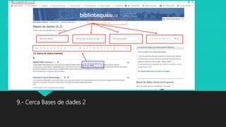 9.- Cerca Bases de dades 2
 