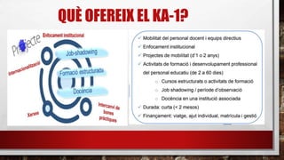 QUÈ OFEREIX EL KA-1?
 