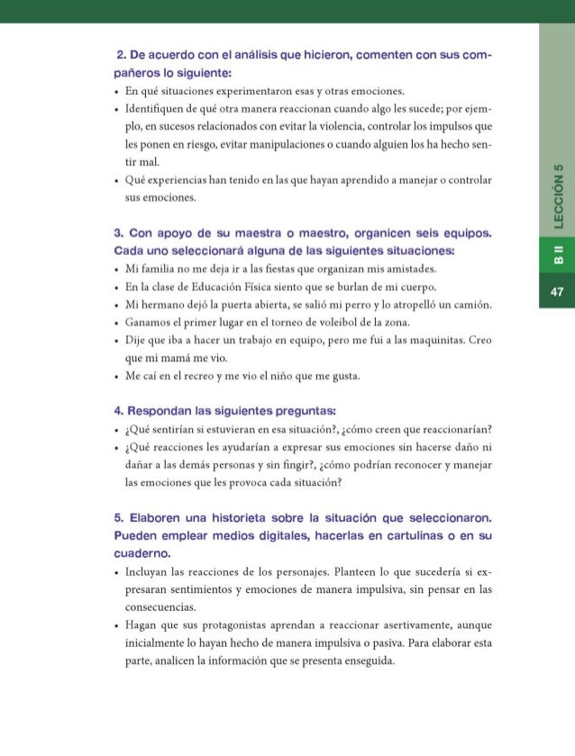 Libro De Texto Formacion Civica Y Etica 6to Grado Primaria 2014