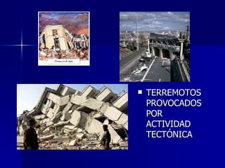 TERREMOTOS PROVOCADOS POR ACTIVIDAD TECTÓNICA 