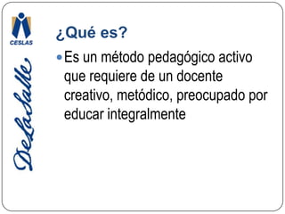 Los materiales de consultaEn la aplicación del ABP se deben tomar en cuenta, ciertas decisiones importantes.