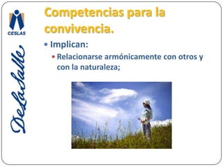 Competencias para la convivencia.Comunicarse con eficacia; 