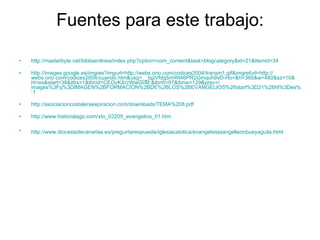 Fuentes para este trabajo: <ul><li>http :// masterbyte.net / bibliaenlinea / index.php?option=com_content&task=blogcategor...