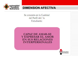 DIMENSION AFECTIVA

 