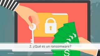 2. ¿Qué es un ransomware?
20/10/2016 www.quantika14.com 8
 