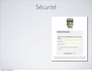 Sécurité




miércoles, 3 de abril de 13
 