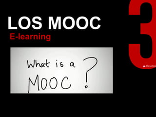 ManuelCalvillo 
E-learning 
LOS MOOC  