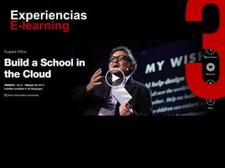 E-learning 
Experiencias  